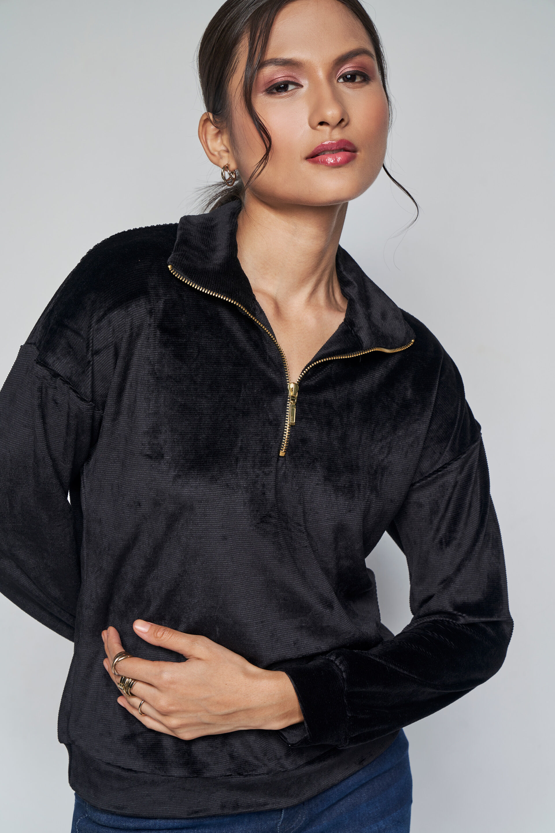 Cosy Cues Top, Black, image 3